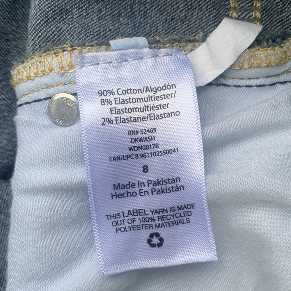 FREE ASSEMBLY Blue Straight Leg Jeans with Classic Style - Picture 4 of 15